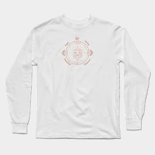 Leo Zodiac Design Long Sleeve T-Shirt